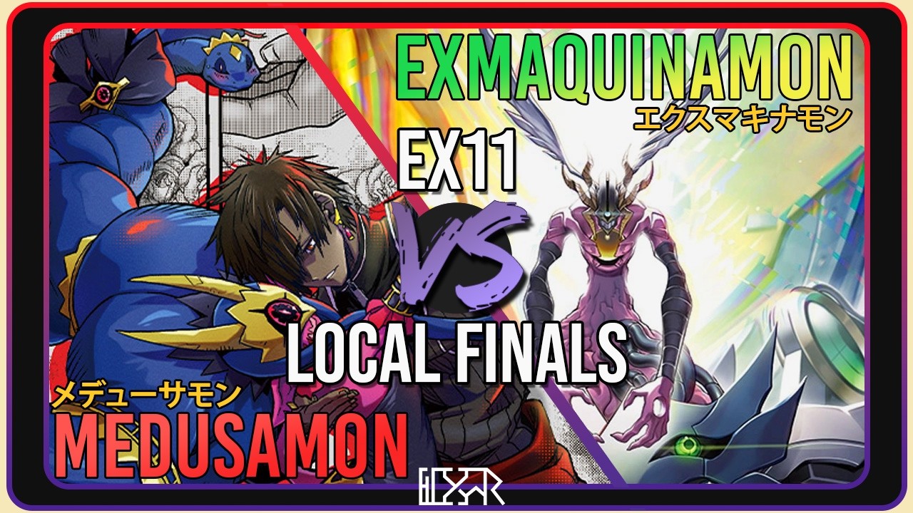 Medusamon vs ExMaquinamon [Digimon TCG EX11 Local FINALS] Match ...