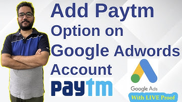 How to add Paytm Payment Option on Google Adwords A/C | Google Ads me Paytm payment kaise add kare.
