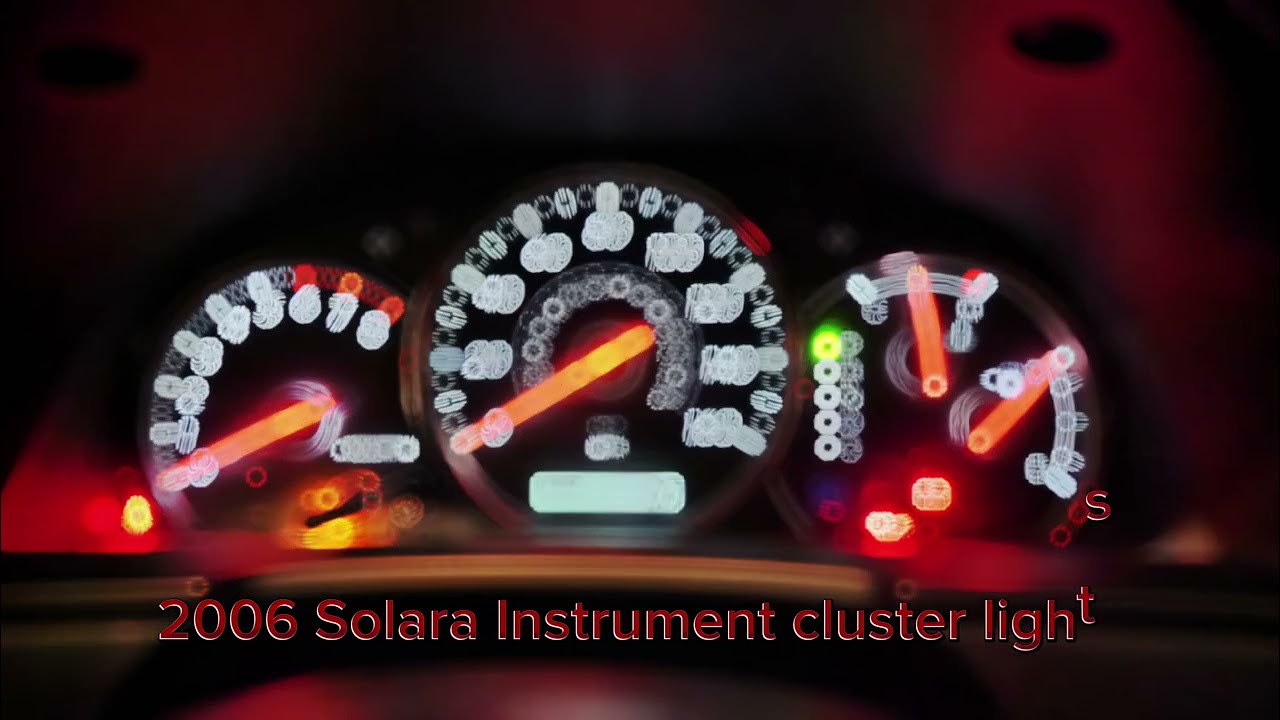 Pink SMD LED Dash Cluster Light Kit – For 1999-2003 Toyota Solara, 12V Dimmable