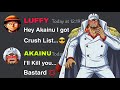 If Luffy got Akainu Crush List | One Piece discord server