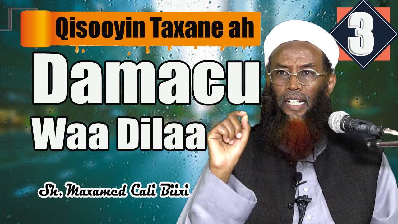 Qisooyin Taxane ah | Damacu Waa Dilaa | Sh Maxamed Cali Biixi