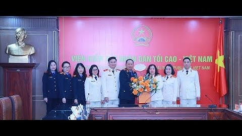 Công bố và trao quyết định của Viện trưởng VKSND tối cao về công tác cán bộ