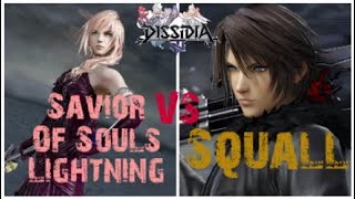 Dissidia NT Lightning vs Squall 1v1 match