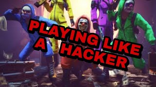 Playing like a hacker || Garena Free Fire || SLJS GAMING