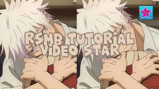 RSMB/VSMB TIKTOK VIRAL TRANSITION TUTORIAL VIDEO STAR+CAPCUT