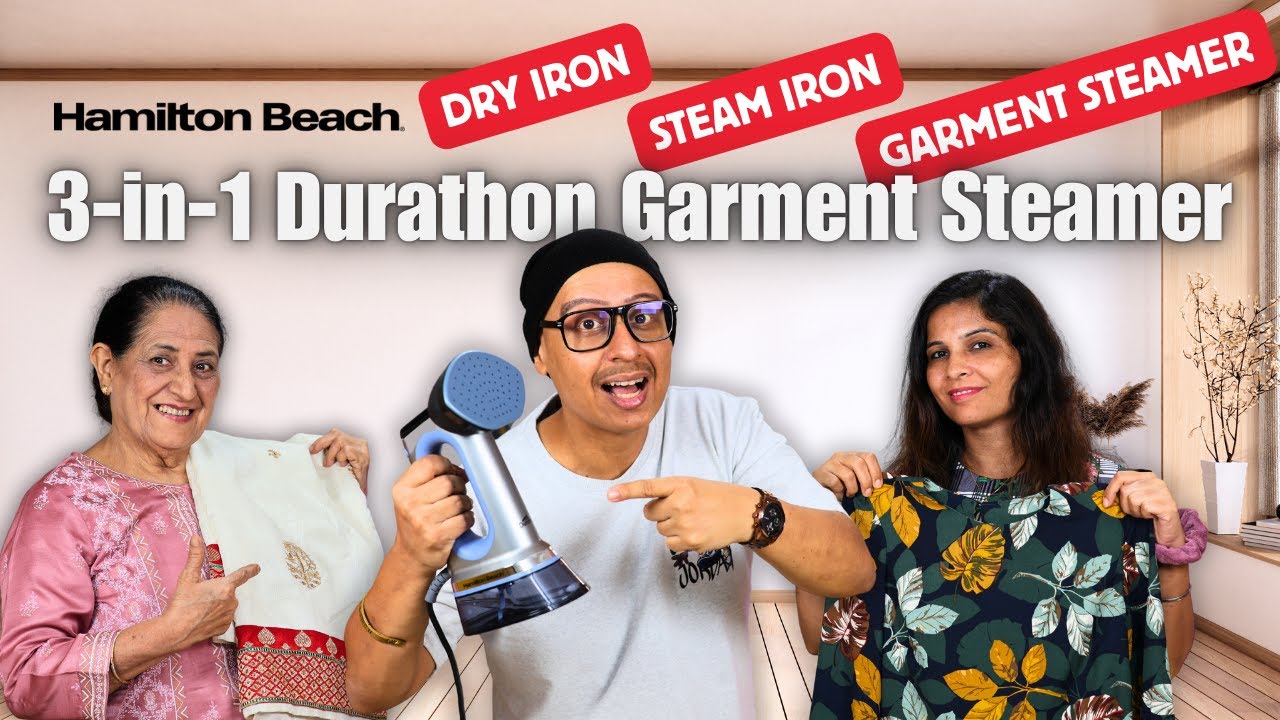 Best Iron for Clothes 2025 | Hamilton Beach 3-in-1 Garment Steamer | Best Steamer for Clothes
