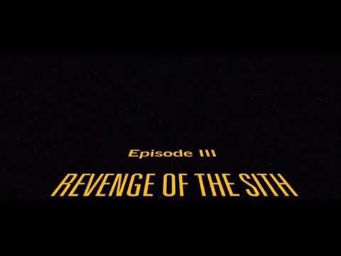 Star Wars Episode 3 Rolling text with speech, unreleased version.