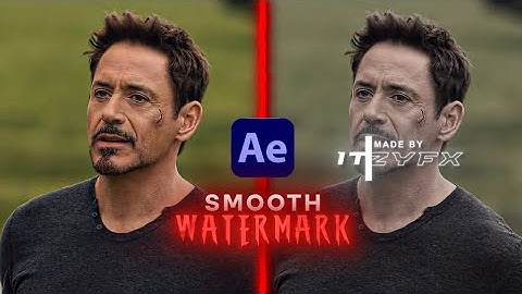 Smooth Line Watermark Animation | After Effects | Preset