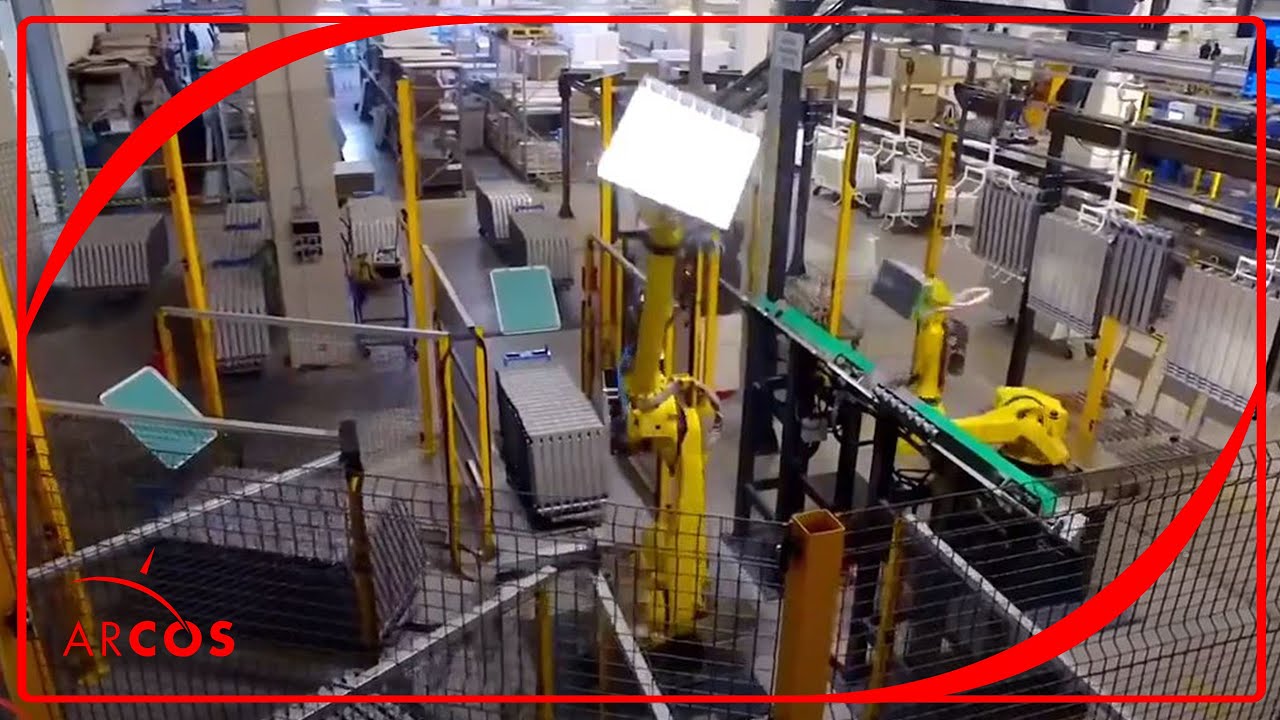 ARCOS - Sistema robotizzato per il carico in automatico di caloriferi in alluminio