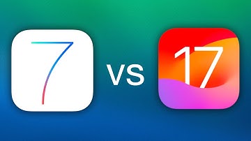Comparing iOS 7 and iOS 17 UIs!