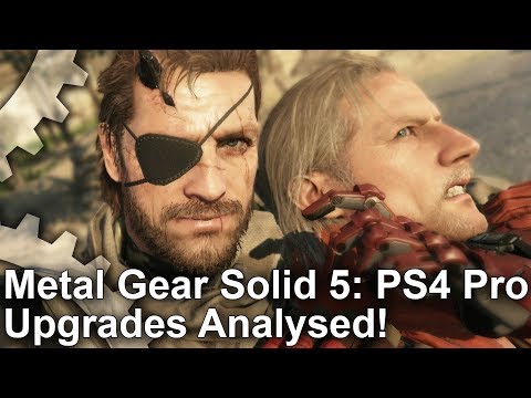 [4K] Metal Gear Solid 5 PS4 Pro Patch Tested: What Does It Actually Do?