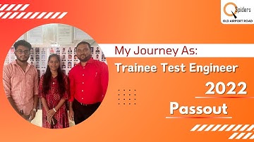 My Placement journey as Trainee Test Engineer from QSpiders Old Airport Road