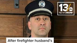 After firefighter husband’s death, widow applauds new funding for cancer screenings