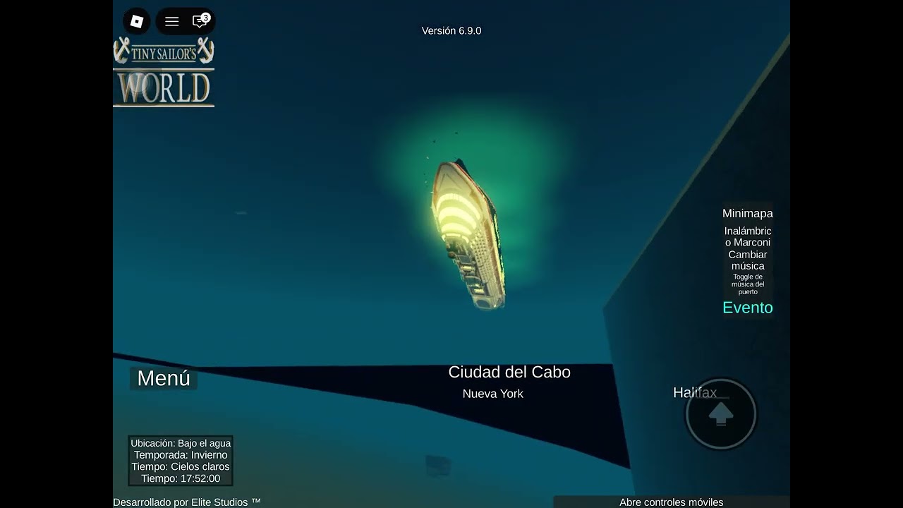 Jugando tiny sailors Word