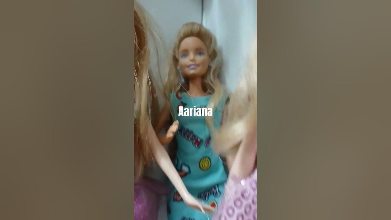 part 1 name of my barbies 💗💗💗🖤🖤🖤💟💜 ️ - YouTube