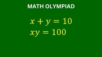 A Very Nice Math Olympiad Problem | Solve for x and y | Algebra