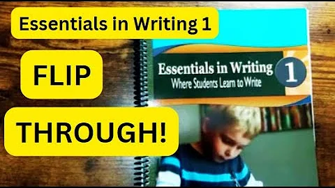 ESSENTIALS IN WRITING LEVEL 1 FLIP THROUGH! SEE EVERY PAGE!