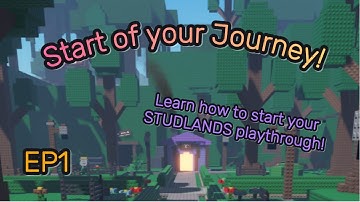 roblox STUDLANDS: Beginner Basics 101 Episode 1 [ How to get started ]