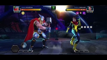 My first Full Match in Gladiator circuit - Will Thor Work in This meta? - MCOc