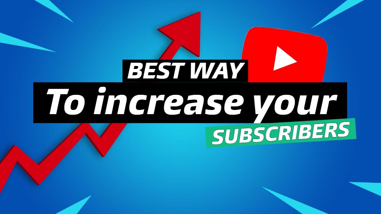 how to INCREASE SUBSCRIBERS on youtube 2023 - EASY STEPS - YouTube