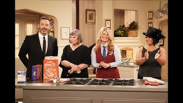 Lisa Whelchel, Kim and Mindy with Jimmy Kimmel on "Live in Front of a Studio Audience" (2021)
