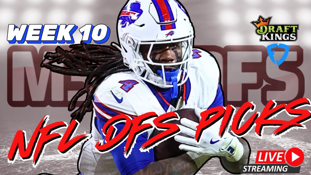NFL Week 10 Live Stream Draftkings & FanDuel DFS Picks - YouTube