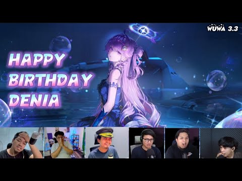 Reactions Streamer ID| After Story 3.3 Happy birthday Denia| Wuthering Waves Indonesia