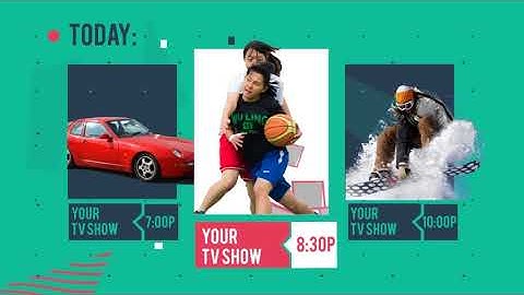 Dynamic Broadcast Package | After Effects template