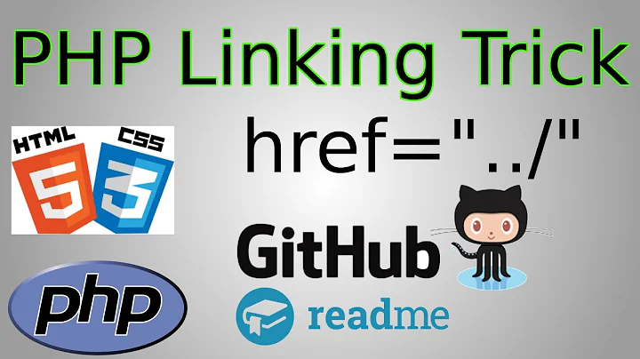 PHP/HTML: Link To Any Folder/File with 1 nav Include (php-magic-linking GitHub Project)