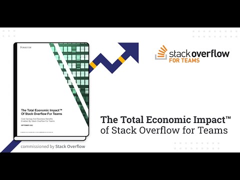 Saving 9.5 million dollars with Stack Overflow for Teams - Forrester TEI Study