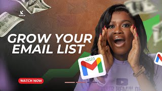 Build your Email List from scratch in 5 Simple Steps
