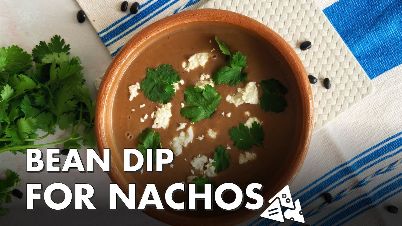 Quick and easy chilli bean dip with chips