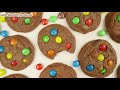 M&amp;M Cookies Rezept mit Chocolate Chips I Schokokekse chewy und soft