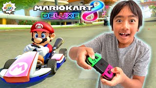 Ryan Trains to Defeat Mommy in Mario Kart 8 Deluxe! screenshot 5