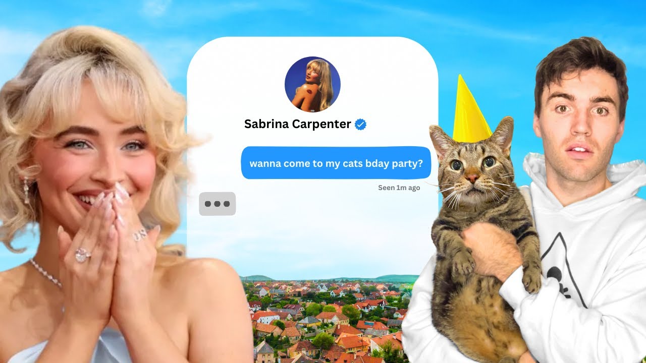 I Invited 100 Celebrities To My Cats Birthday