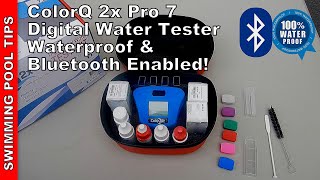 Colorq 2X Pro 7 Digital Water Tester Fast, Accurate, Bluetooth Enabled & Waterproof