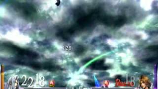 Dissidia Final Fantasy- Sephiroth's Infinite Combo lives on! (Sephiroth vs Tidus)