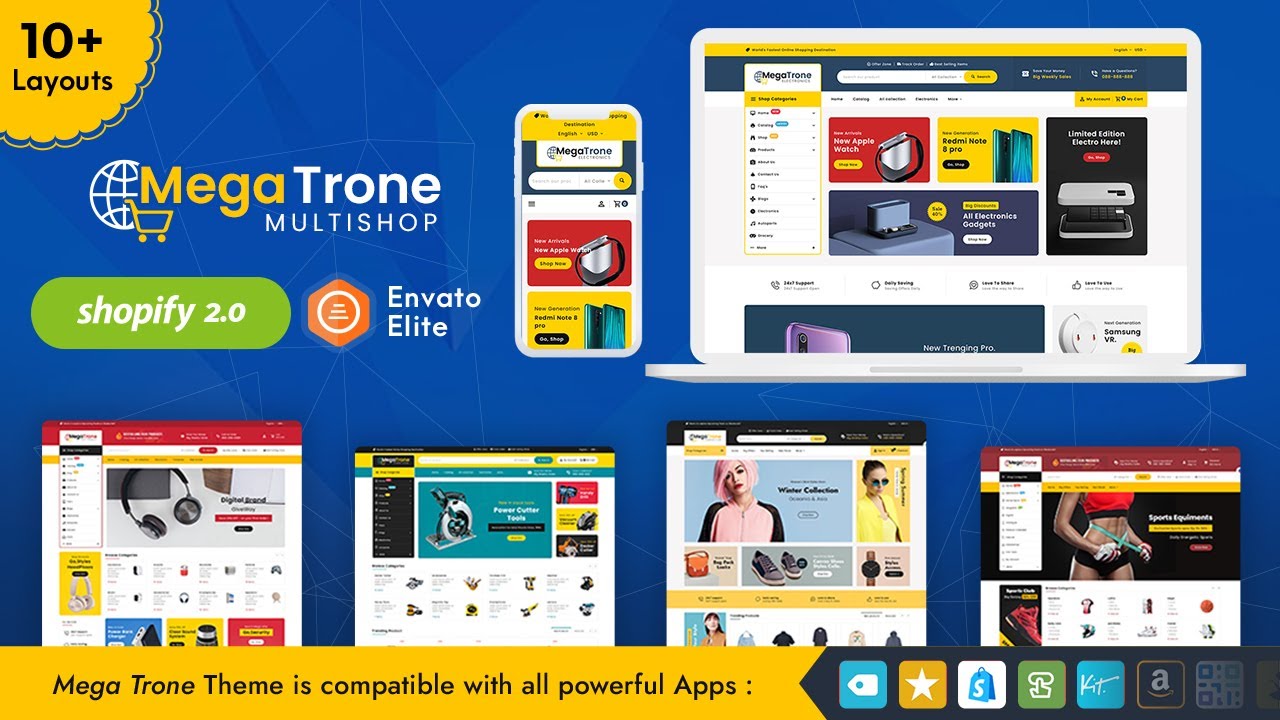 MegaTrone - Shopify 2.0 Multipurpose Responsive Theme