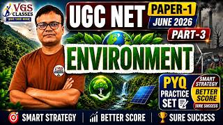 UGC NET Paper 1 Environment PYQ Questions Part-3 | June 2026 | Important MCQs & PYQs