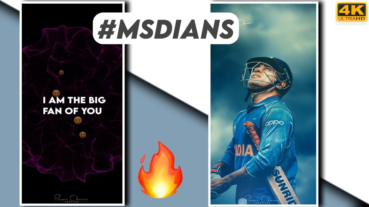 M S Dhoni whatsapp status😍🔥 | m s dhoni full screen 4K UltraHD Status | 