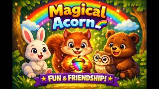 The Magical Rainbow Acorn 🌈 | Squeaky the Squirrel’s Friendship Story for Kids