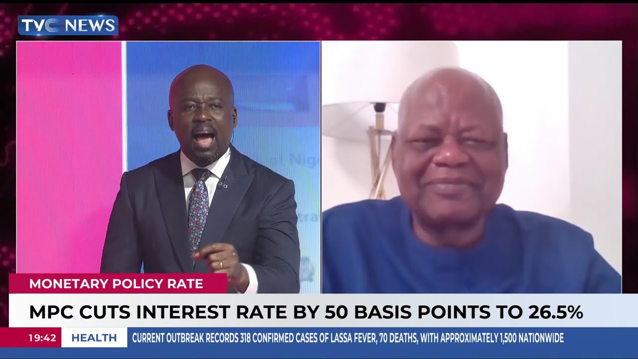 MPC Cuts Interest Rate By 50 Basic Point To 26.5%