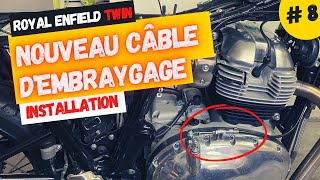 [E8] - On change le câble d'embrayage ! (WATS MOTOR)  - Royal Enfield Interceptor 650 by Bavure Garage 4,662 views 3 years ago 5 minutes, 12 seconds