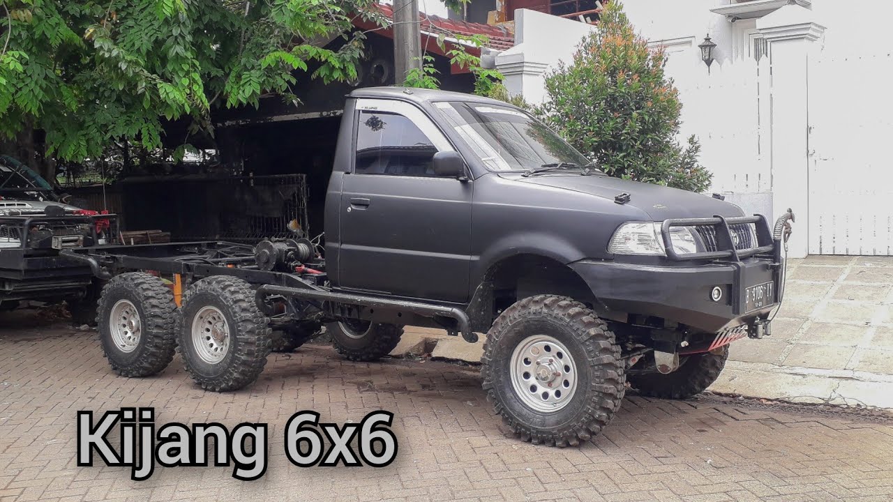 review toyota kijang 6x6 + winch pto buatan bengkel kami