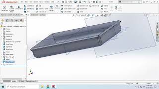 SolidWorks Tutorial: Create Your First Sheet Metal Part (Flanges, Hems &amp; Jogs) | Part 28