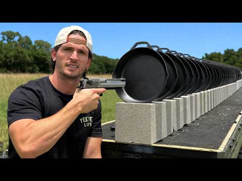 How Many Cast Iron Pans Does it Take to Stop a Bullet?