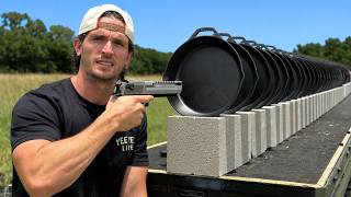 How Many Cast Iron Pans Does it Take to Stop a Bullet?