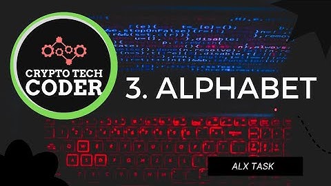 3. alphABET || code along || 0x01. C - Variables, if, else, while ||