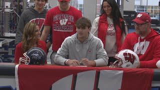WATCH: Bay Port's Gauthier commits to Badgers