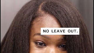 How to Do a FULL Sew In with NO LEAVE OUT. Most NATURAL Most UNDETECTABLE! Seuns No Leave Out Method